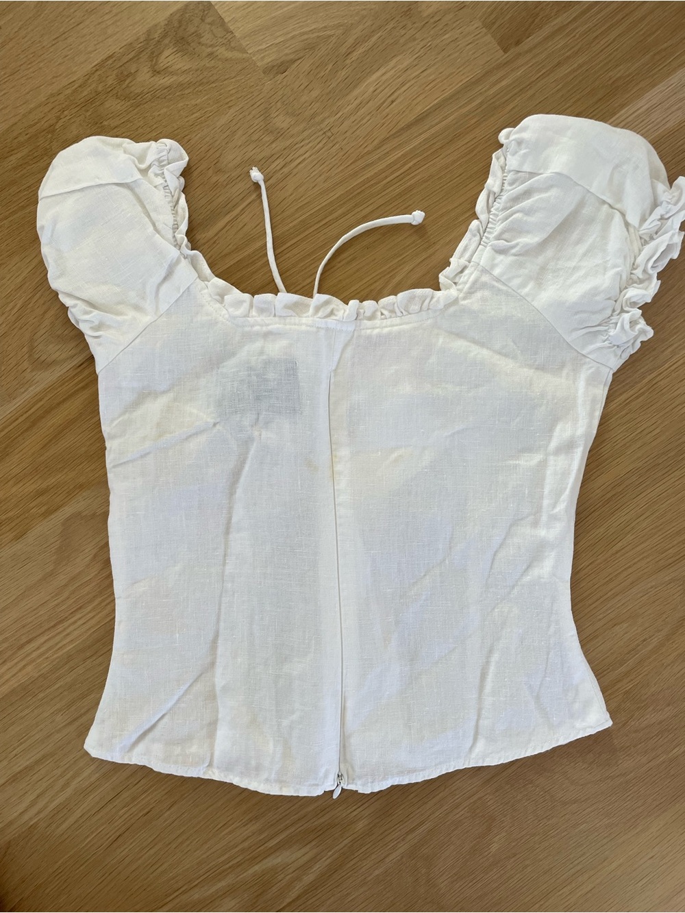 Reformation Size 2 Linen Corset top - Picture 2 of 4